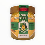 Bienenprodukte Shop Akazienhonig im 500g Glas mit Etikett für echten deutschen Honig