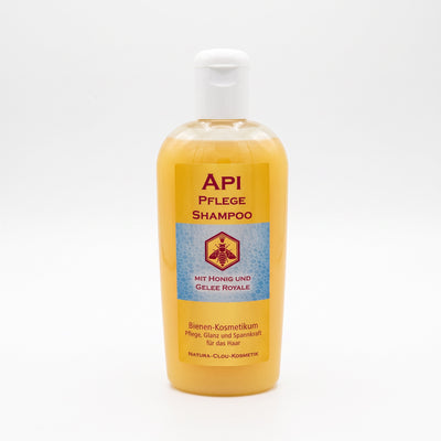 Bienenprodukte Shop API Pflege-Shampoo mit Honig und Gelée Royale in einer 250 ml Flasche für glänzendes Haar