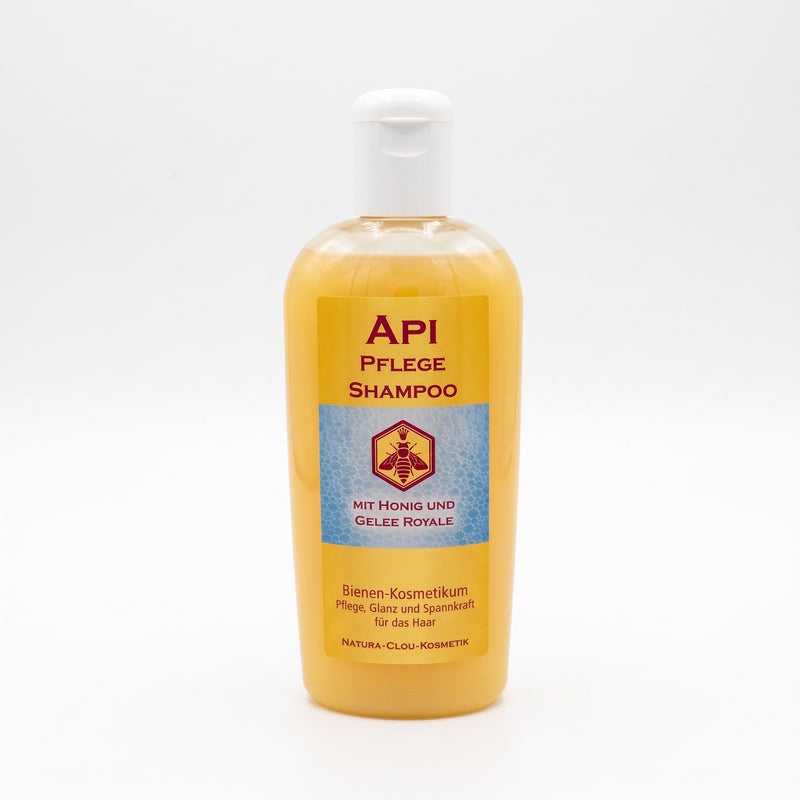 Bienenprodukte Shop API Pflege-Shampoo mit Honig und Gelée Royale in einer 250 ml Flasche für glänzendes Haar
